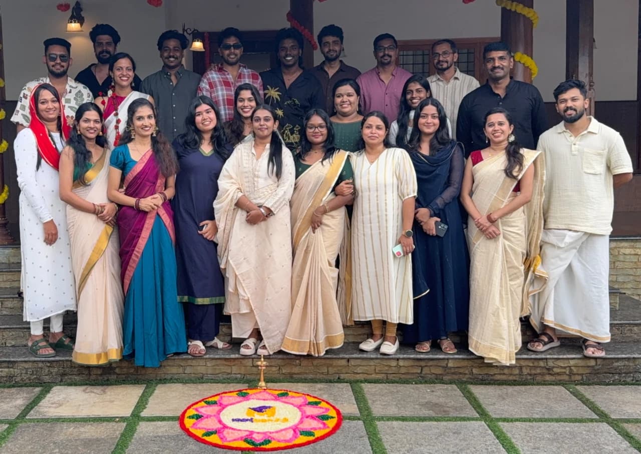 The Leadmetrics team celebrating Onam in Kochi