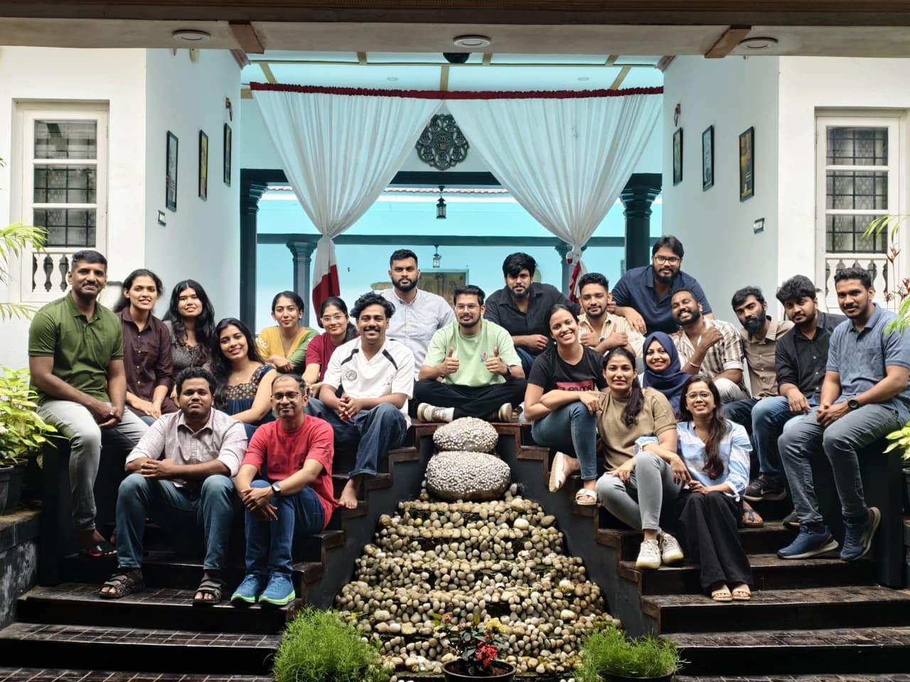 The Leadmetrics team on a workation in Thattekadu